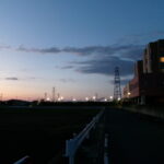夕方　路地